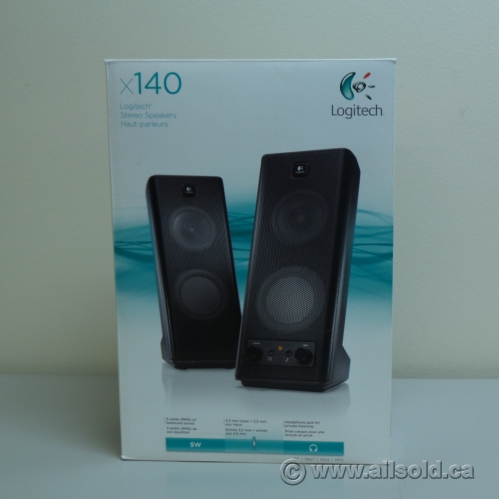 Logitech X140 Stereo Computer Speaker System Allsold.ca Buy & Sell